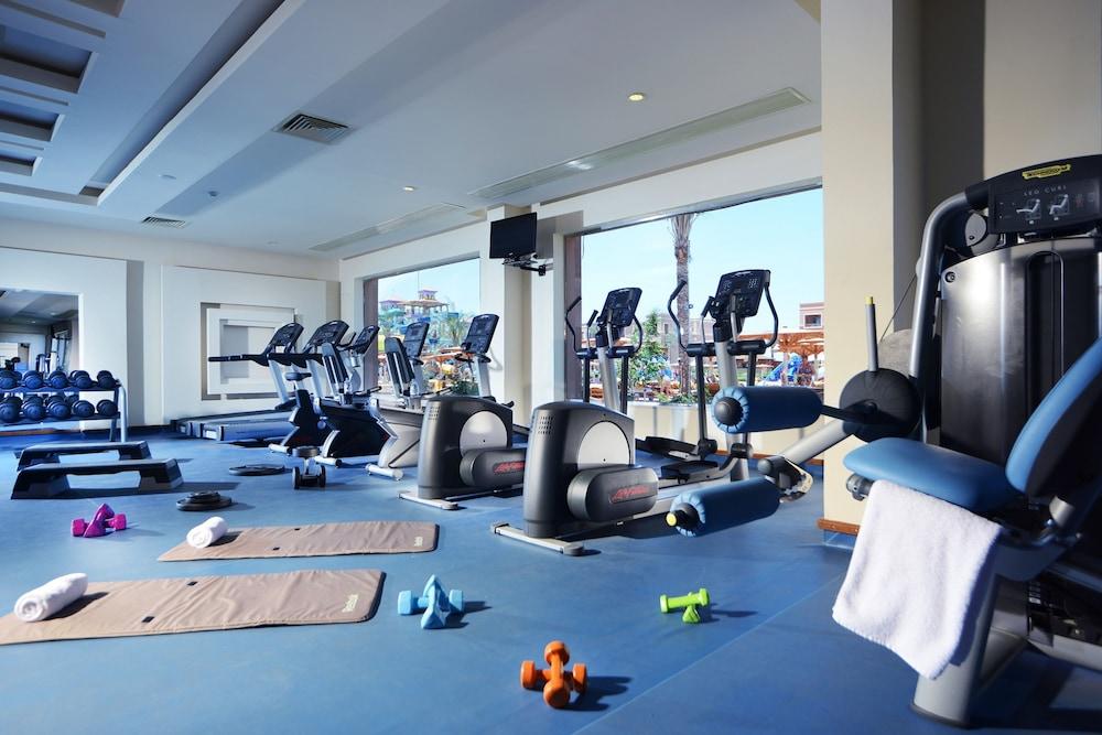 Hotel Charmillion Club Aquapark à Charm el-Cheikh Extérieur photo The gym at the hotel